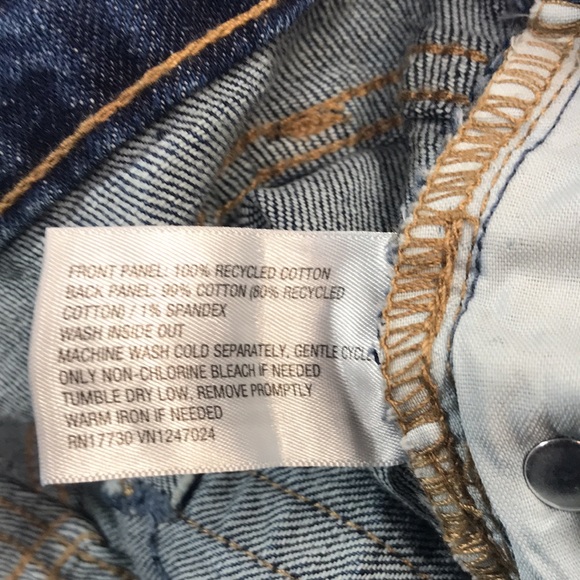 Wild Fable High Rise Straight Leg Easy Rigid Medium Wash Jeans Sz 0 | NWT - Picture 8 of 8